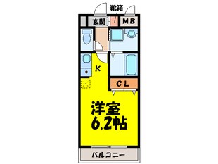 ペニ－レ－ンＯｎｅの物件間取画像